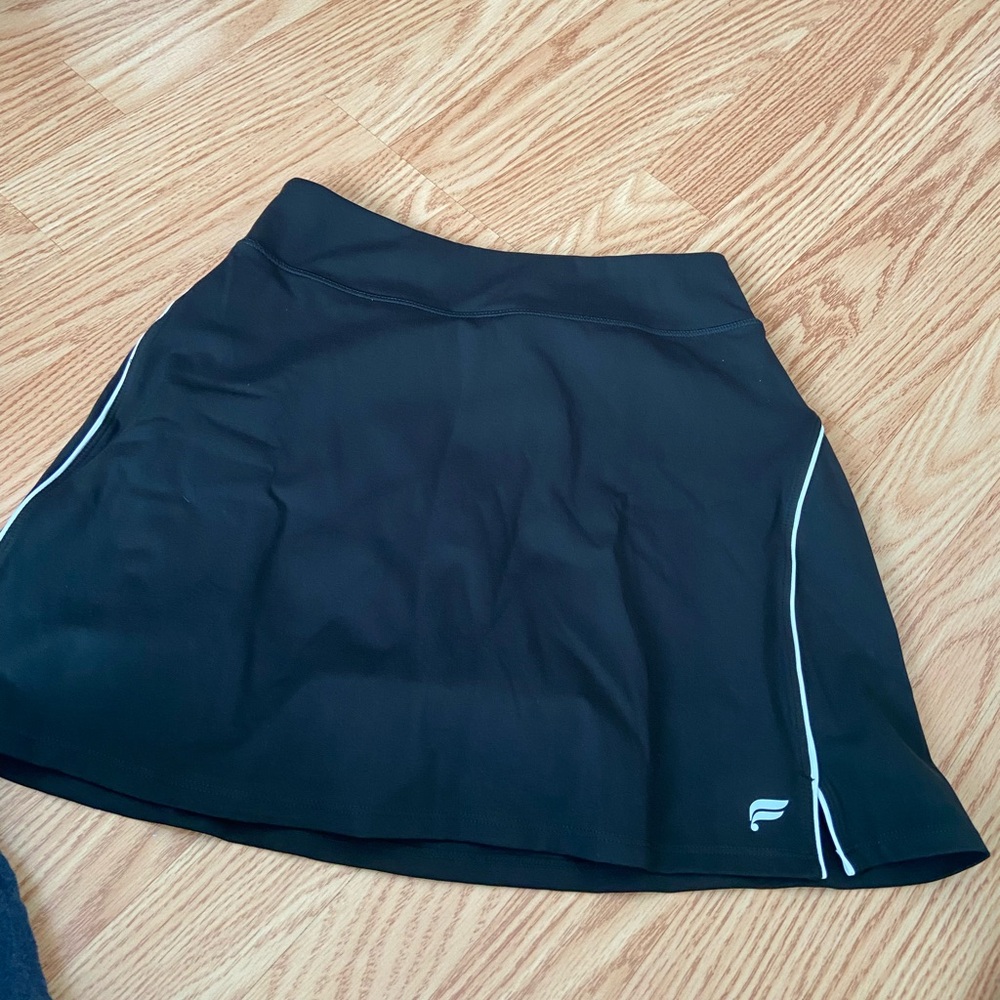 Fila Black and Blue Mini Skater Skirt